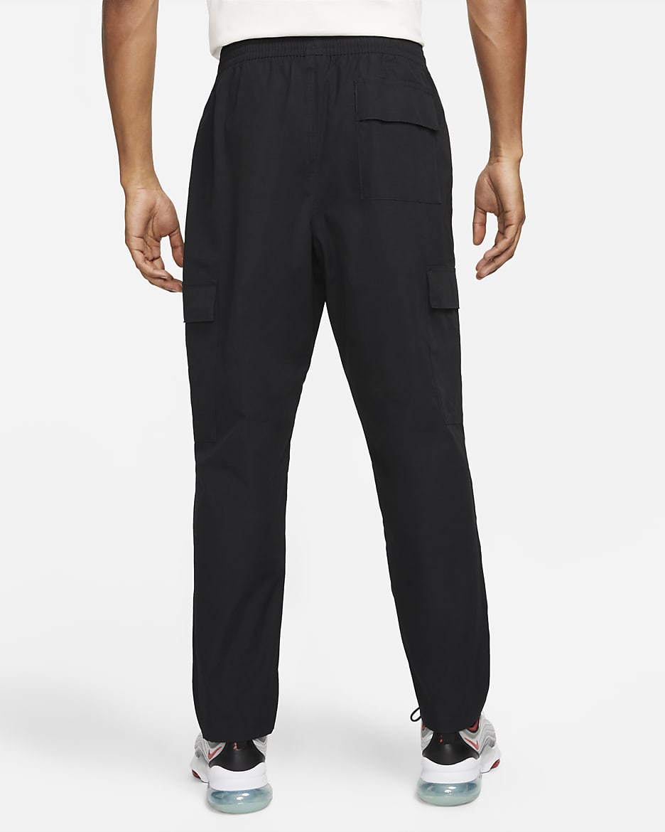 Nike Club Men s Woven Cargo Trousers Black Cotton